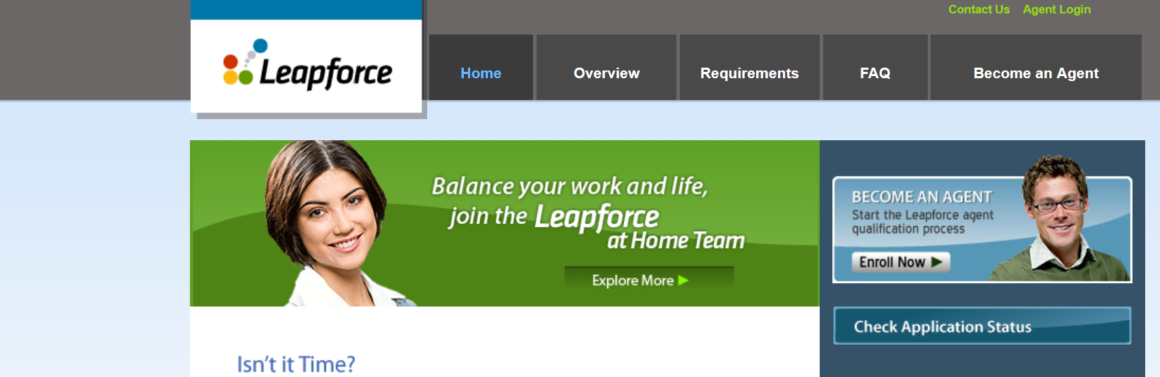 leapforce homescreen